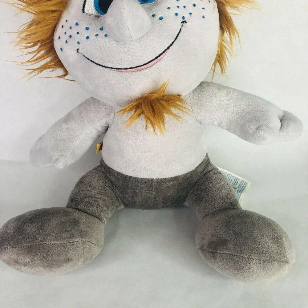 Build A Bear Naughty Boy Hackus Smurf Plush BABW Stuffed Toy Doll Gray 13” Movie